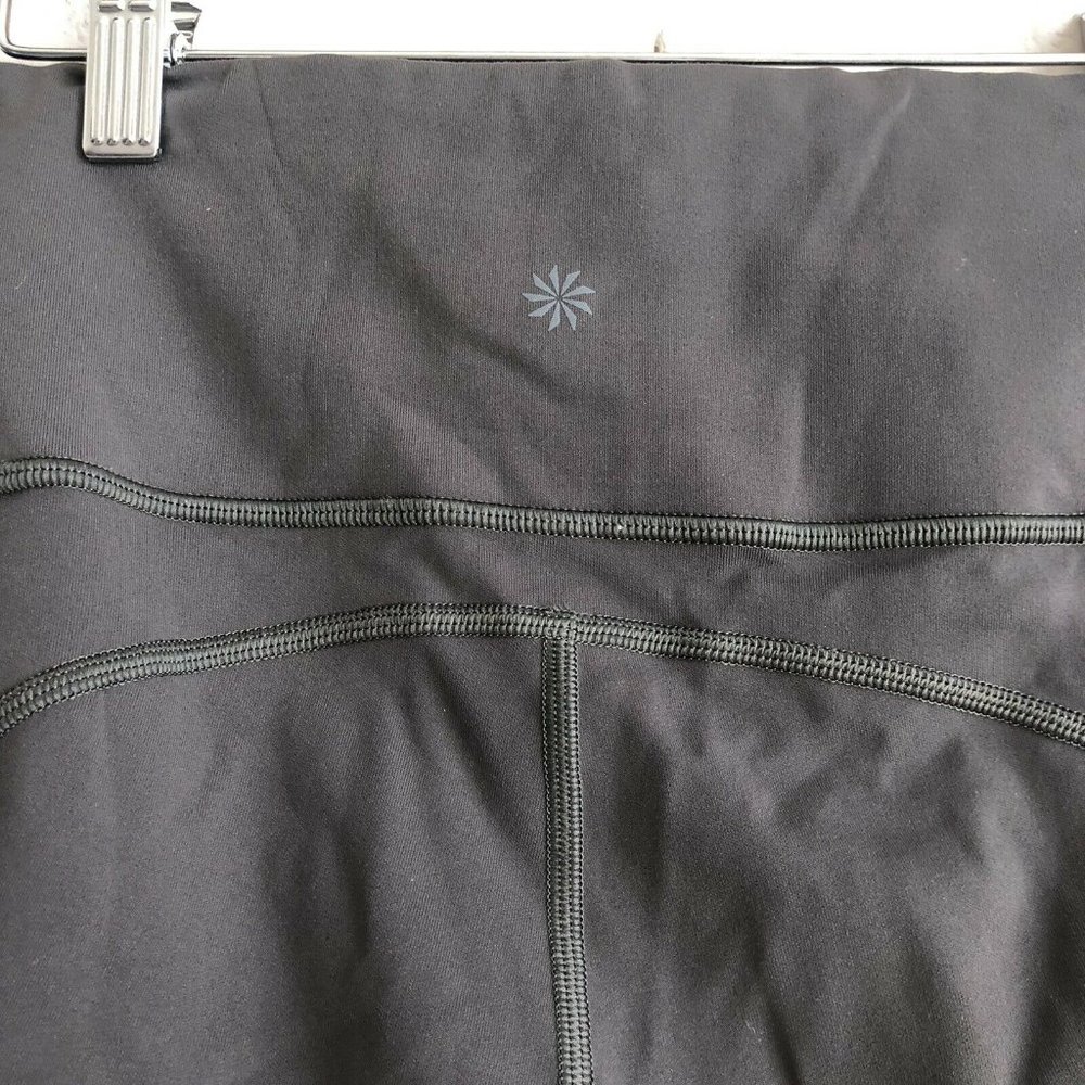 ATHLETA Leggings High Rise Gray Stash Pockets M - Picture 7 of 10